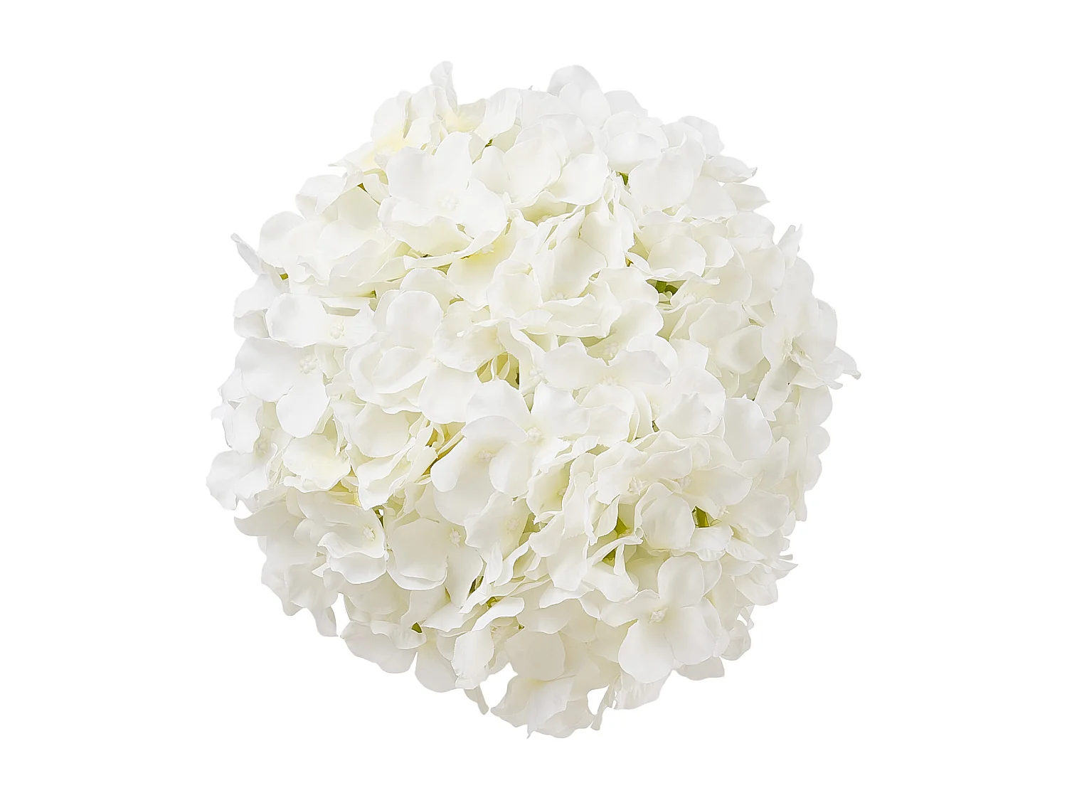 Hortensia Artificielle SucceBuy Fleurs Artificielles 250 mm, Bouquets de Fausses Fleurs Aspect Réaliste avec Tête 152,4 mm, Lot de 105, Blanc