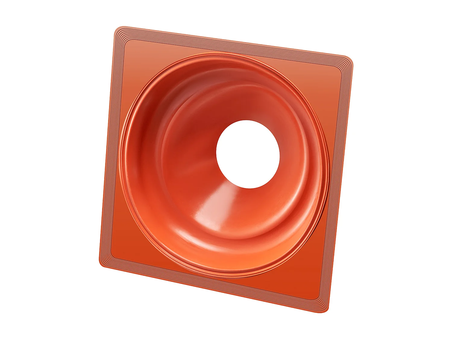 Solins de Toit SucceBuy Lot de 2 en Métal pour Tuyaux de 16cm à 30cm, Solin de Tuyau de Toiture Flexible en Silicone, pour les Cheminées, les Évents