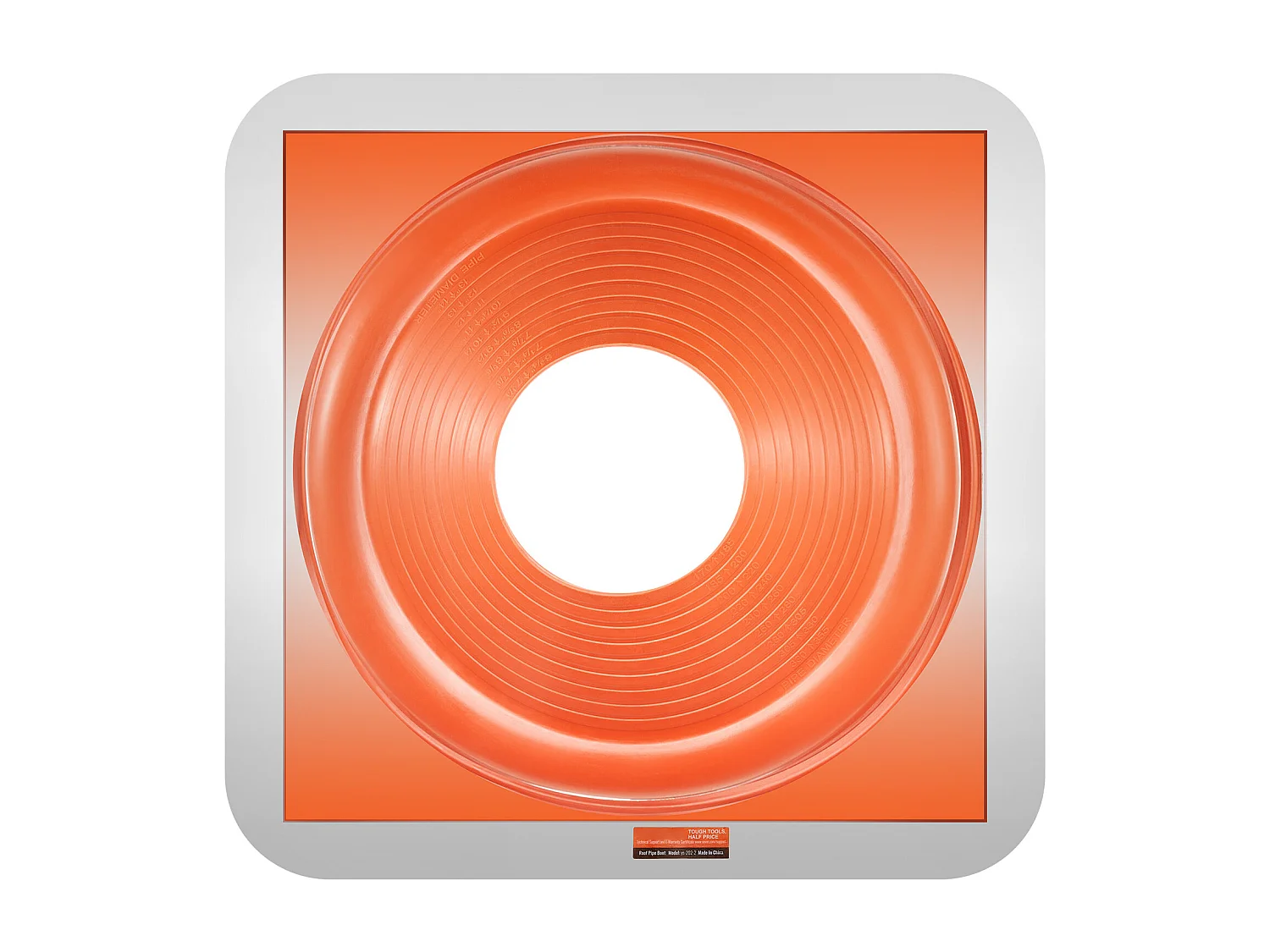 Solins de Toit SucceBuy Lot de 2 en Métal pour Tuyaux de 16cm à 30cm, Solin de Tuyau de Toiture Flexible en Silicone, pour les Cheminées, les Évents