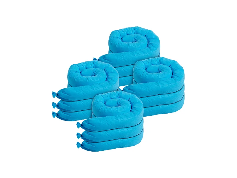 Tamponi Assorbenti Anti-Fuoriuscite, SucceBuy Calza Assorbente Universale, 75,7 L, 7,6 × 120 cm, Assorbe Acqua, 12 Pezzi