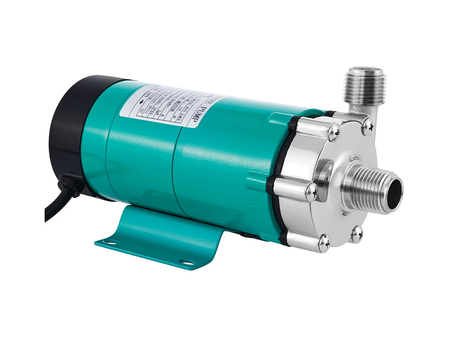 Pompe à Bière, SucceBuy Pompe à Bière Magnétique, 1,27 cm MPT, Tête en Acier Inoxydable de Qualité Alimentaire