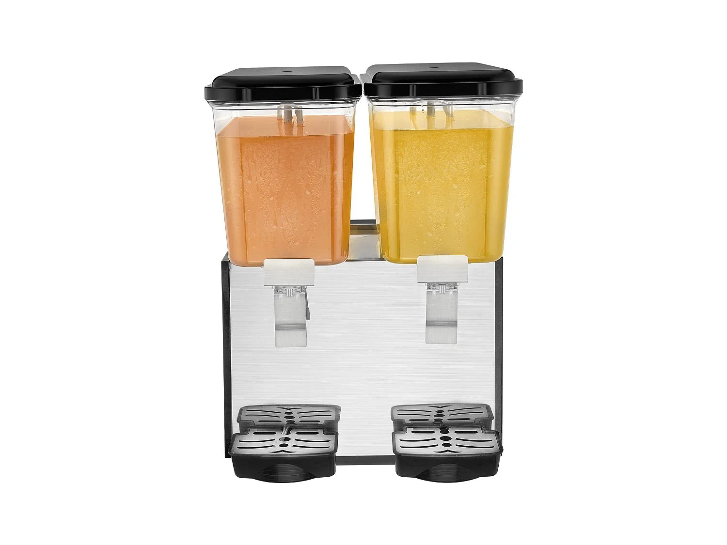 Distributeur de Boissons Commerciales SucceBuy 18L x 2 Réservoirs, 370W, Distributeur de Boissons Froides pour Fêtes