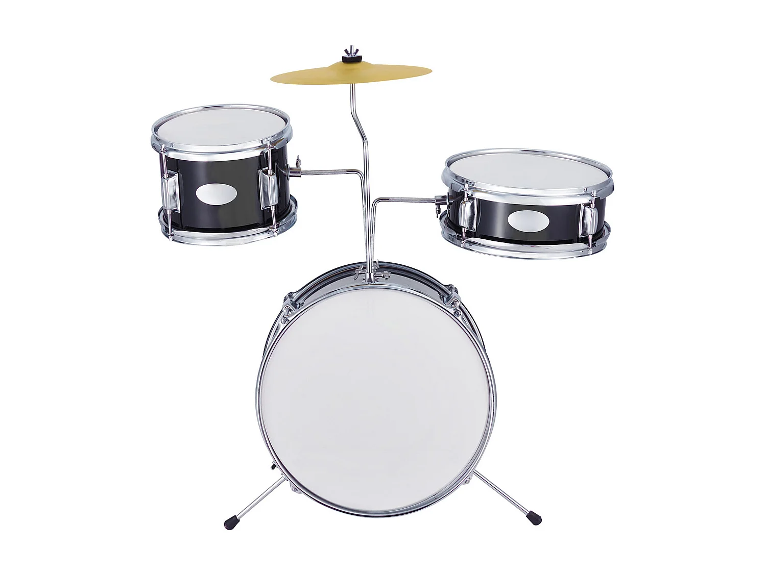 Ensemble de Batterie pour Enfants SucceBuy, 3 Pièces, 355 mm, Kit de Batterie pour Débutant avec Trône Réglable, Cymbale, Deux Baguettes