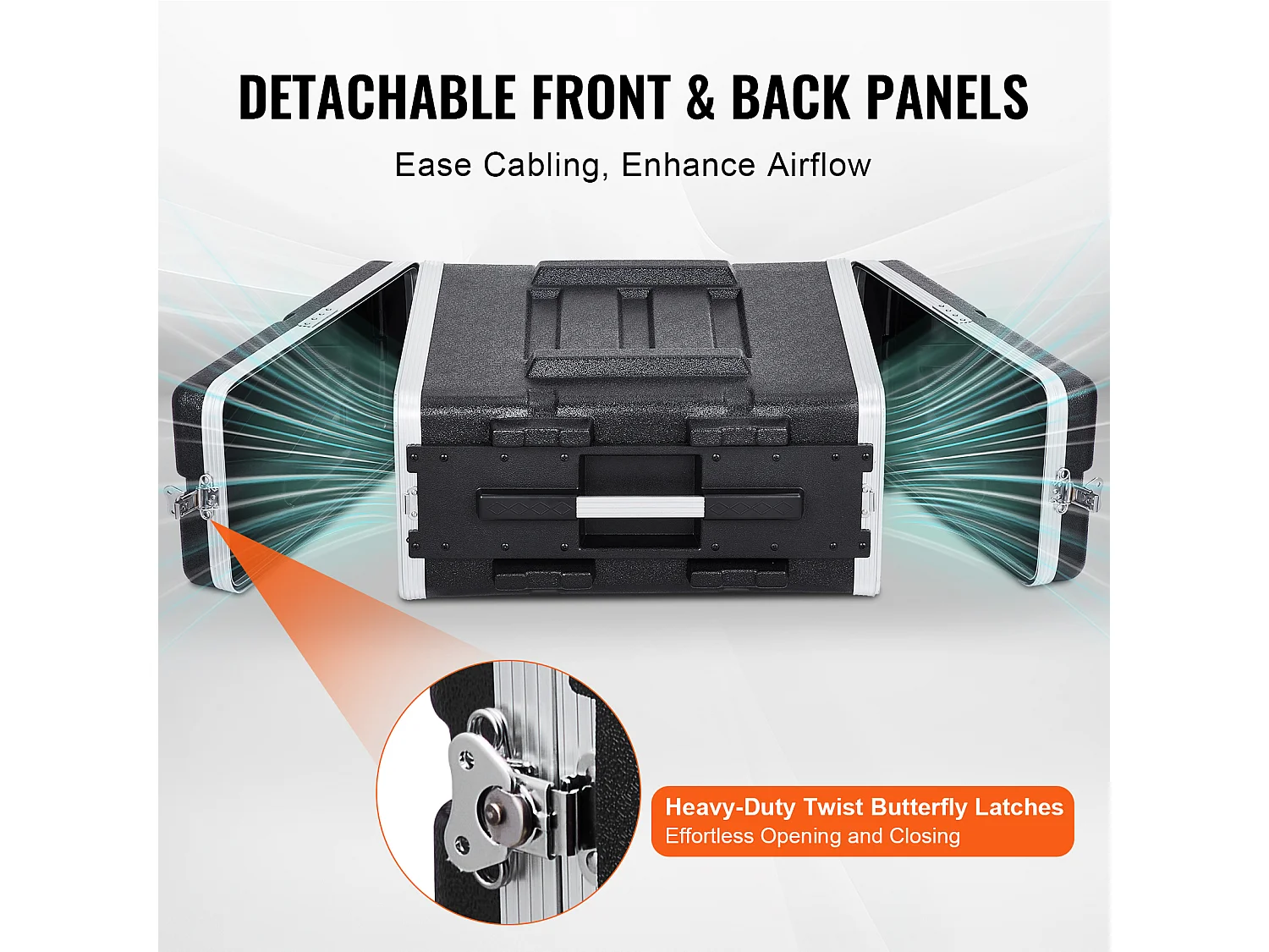 Armoire de Serveur Boîtier Rack 4U SucceBuy, Profondeur 48.26cm, Construction ABS, Armoire Serveur