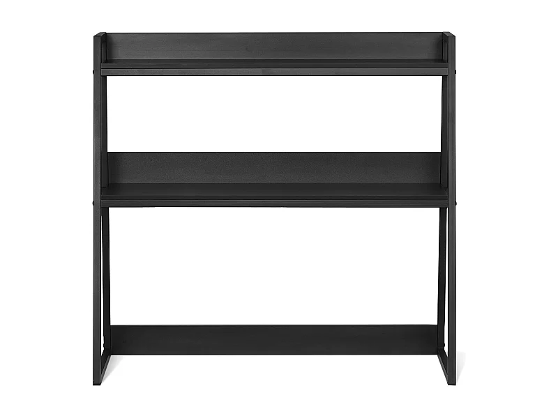 Libreria da Scrivania SucceBuy, Organizzatore a 2 Livelli, con Cuscinetti Antiscivolo. per Ufficio, Casa e Dormitorio, Nero