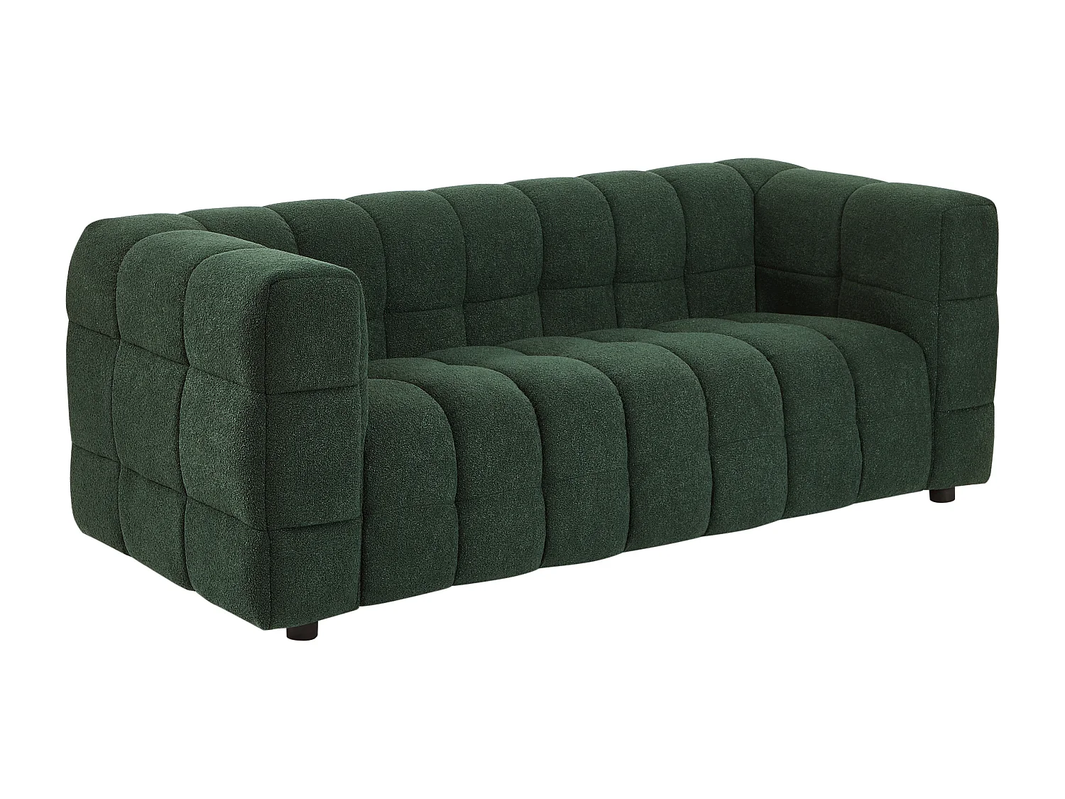 Canapé 2 places en tissu bouclette vert LERICI de Pascal Morabito