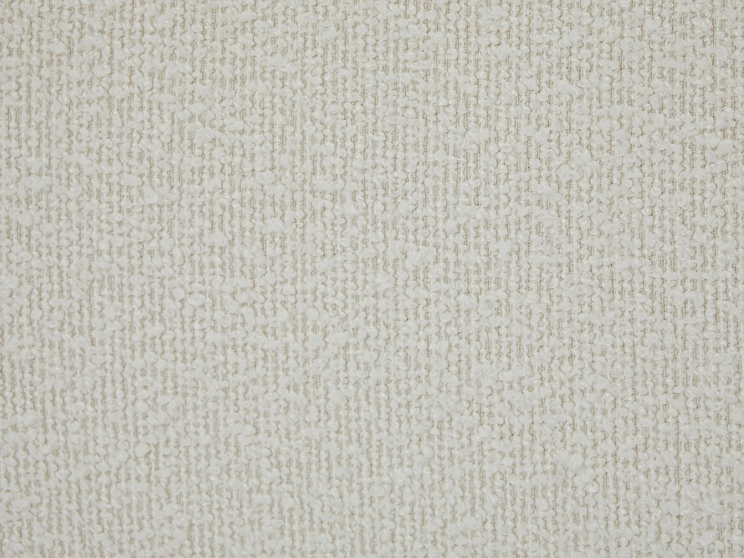 Canapé 2 places en tissu bouclette blanc ivoire BOVANA de Pascal Morabito