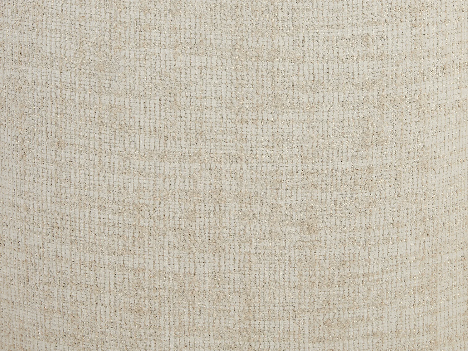 Canapé 3 places en tissu chenille beige NELIMAR