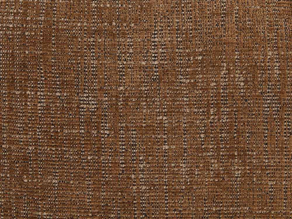 Canapé 2 places en tissu chenille marron NELIMAR