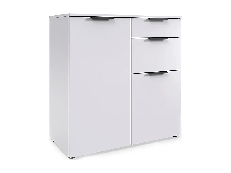 KOMBIKOMMODE Level weiß 81 / 41 / 84cm