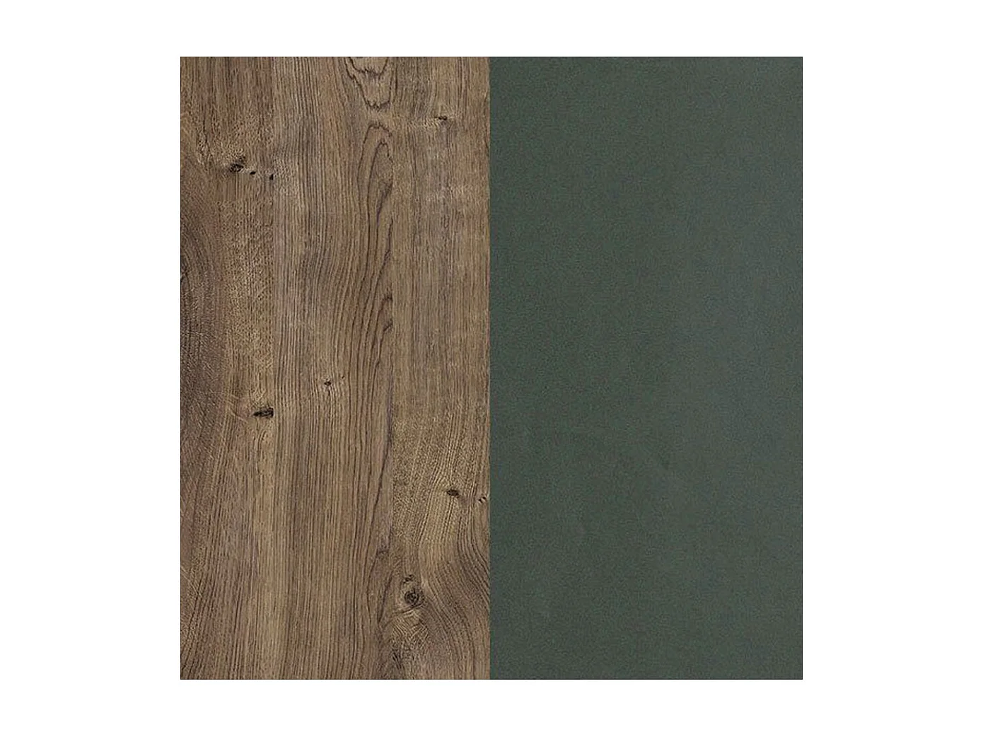 HIGHBOARD Elda Grün / Eiche Lefkas 126 / 42 / 138 cm