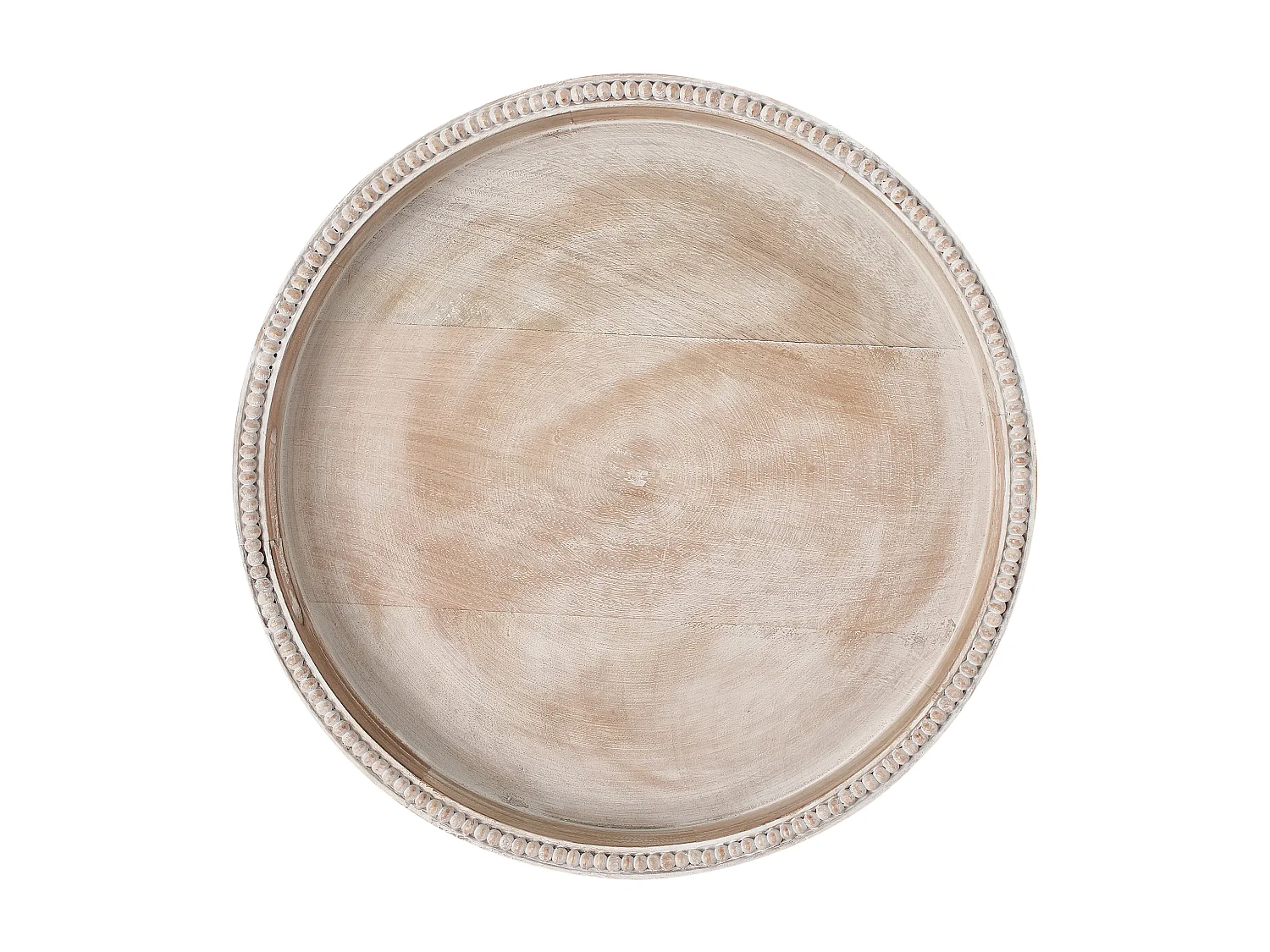 Plateau de service DAMANHUR Bois de manguier Marron clair