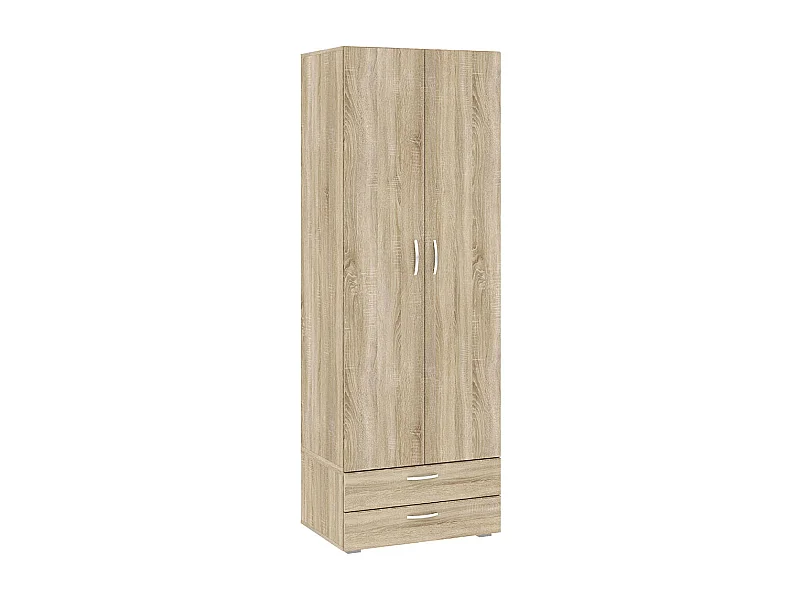KLEIDERSCHRANK Basic Eiche Sonoma 74 / 52 / 214 cm