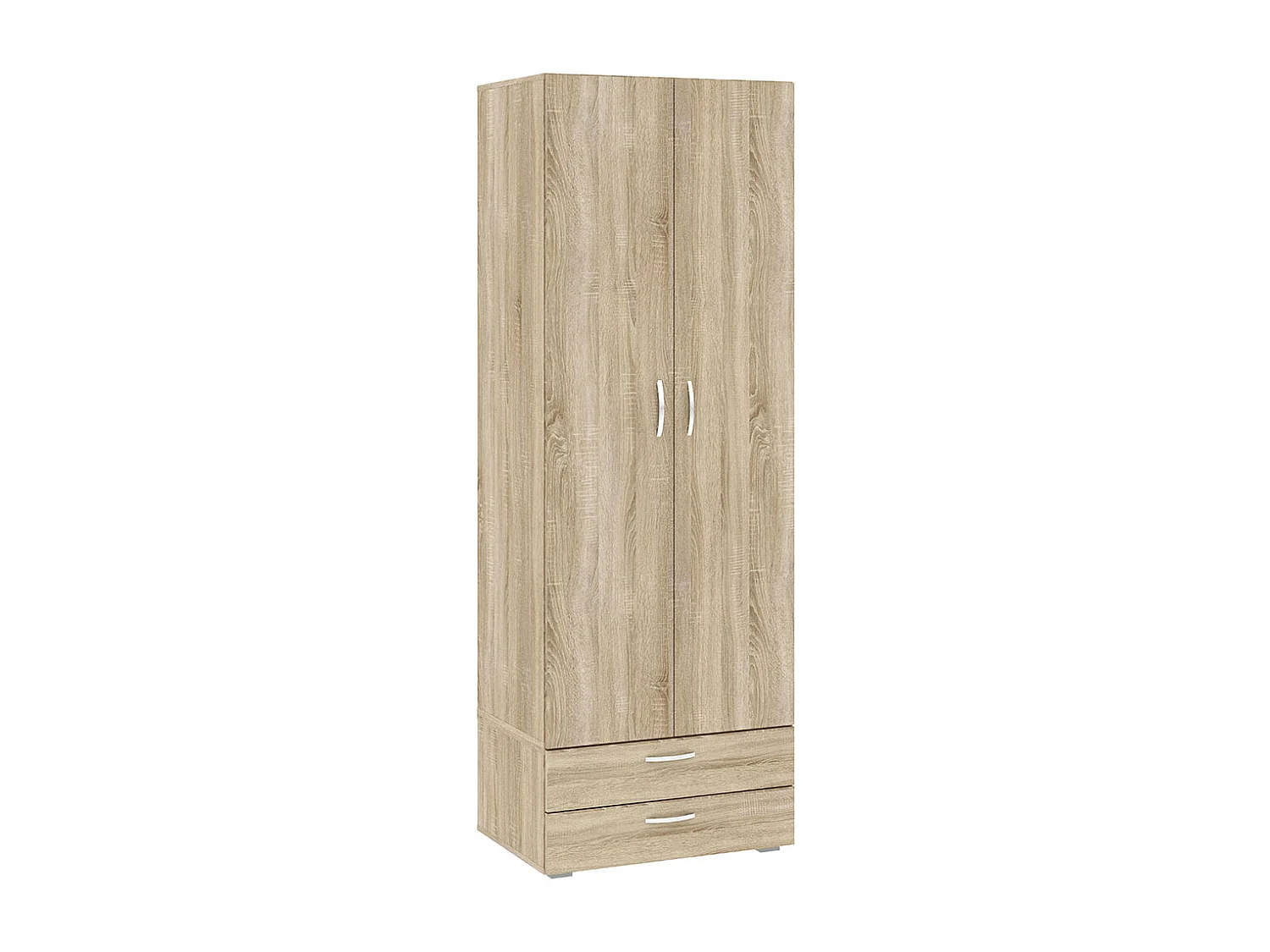 KLEIDERSCHRANK Basic Eiche Sonoma 74 / 52 / 214 cm