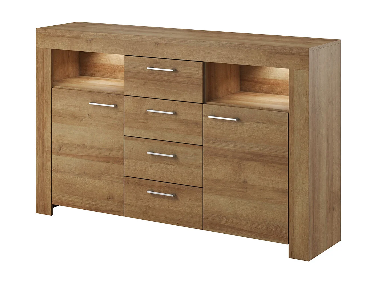 KOMMODE Sky Eiche Riviera 155 / 40 / 96cm