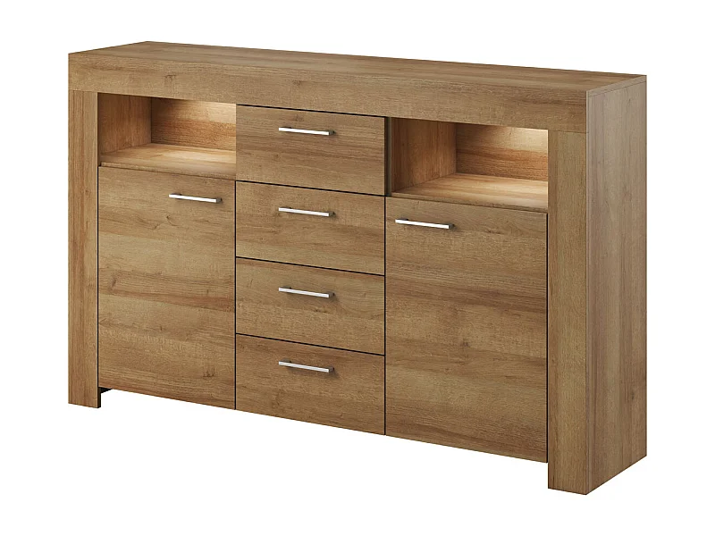 KOMMODE Sky Eiche Riviera 155 / 40 / 96cm