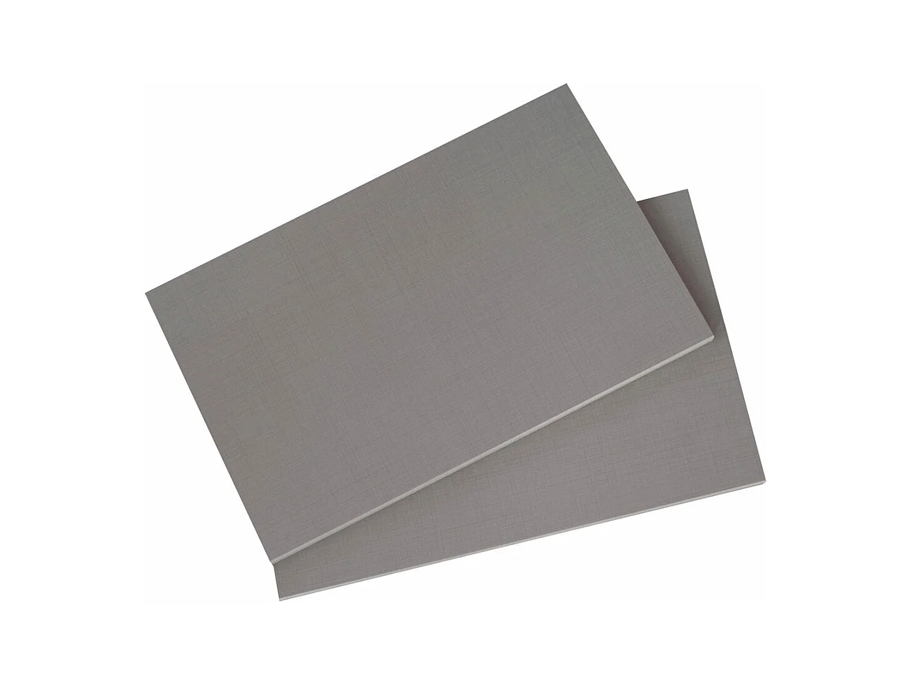 EINLEGEBÖDEN 2ER SET Modena Leinen grau 50 / 54 / 2cm