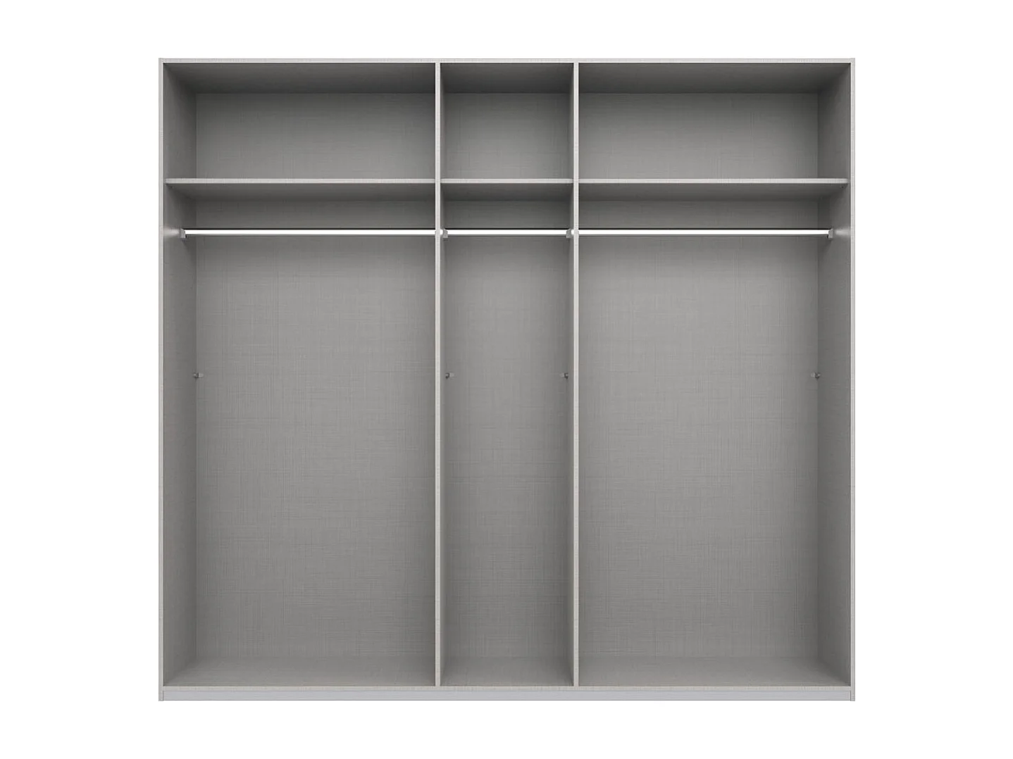 DREHTÜRENSCHRANK Kreta weiß / graphit 225 / 58 / 208cm