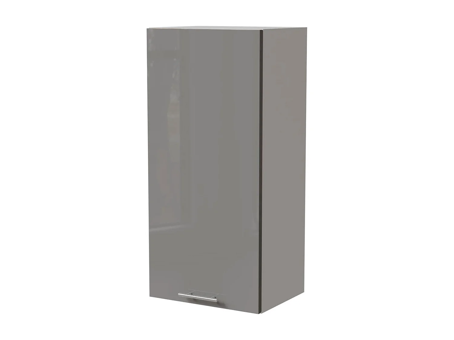 KÜCHENHÄNGESCHRANK Essen W4/45 Grau Hochglanz / Weiß Matt 45 / 32,5 / 96cm