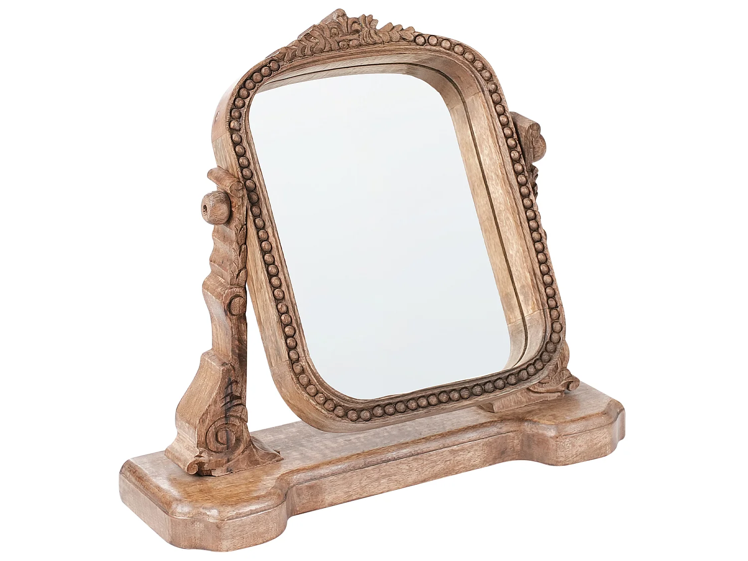 Miroir de table DISZNA Marron