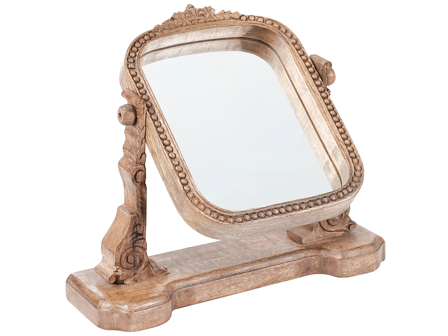 Miroir de table DISZNA Marron