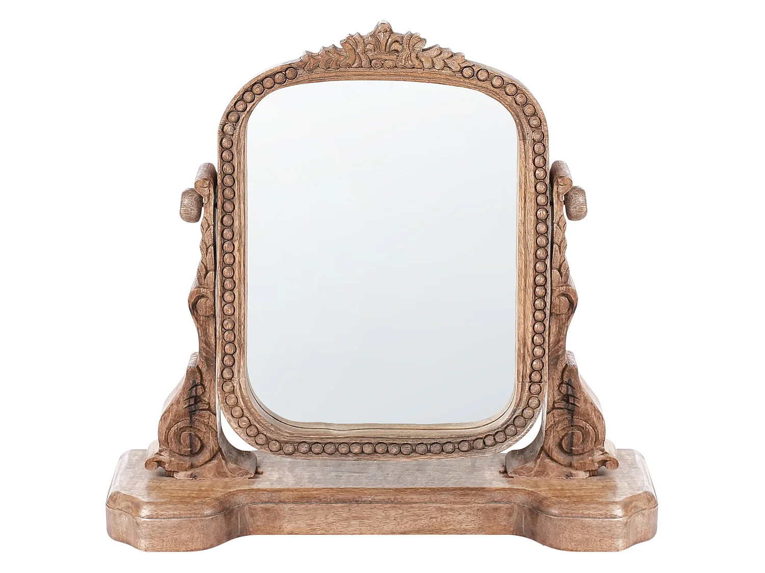 Miroir de table DISZNA Marron