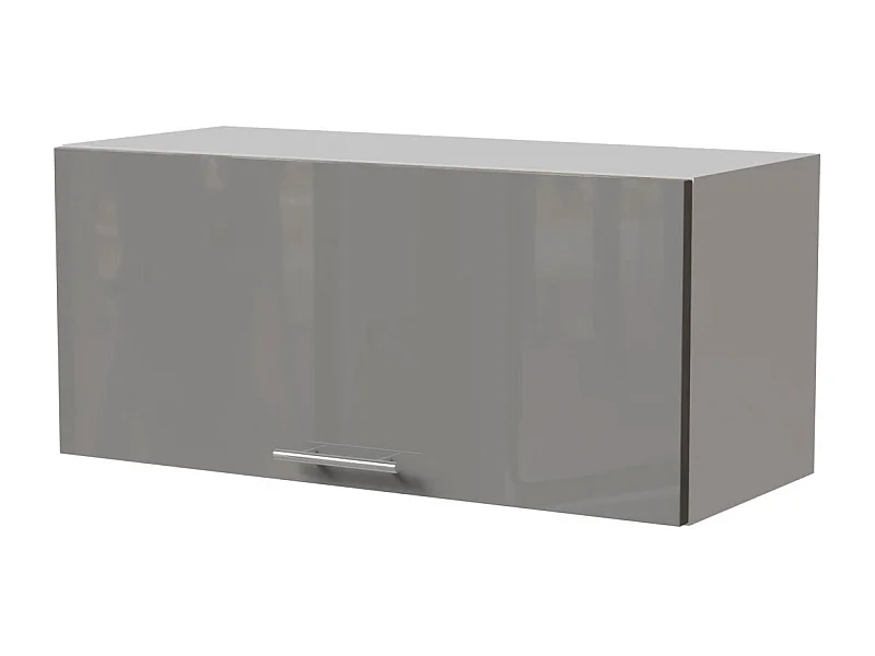 KLAPPHÄNGESCHRANK Essen W4B/80 Grau Hochglanz / Weiß Matt 80 / 32,5 / 36cm
