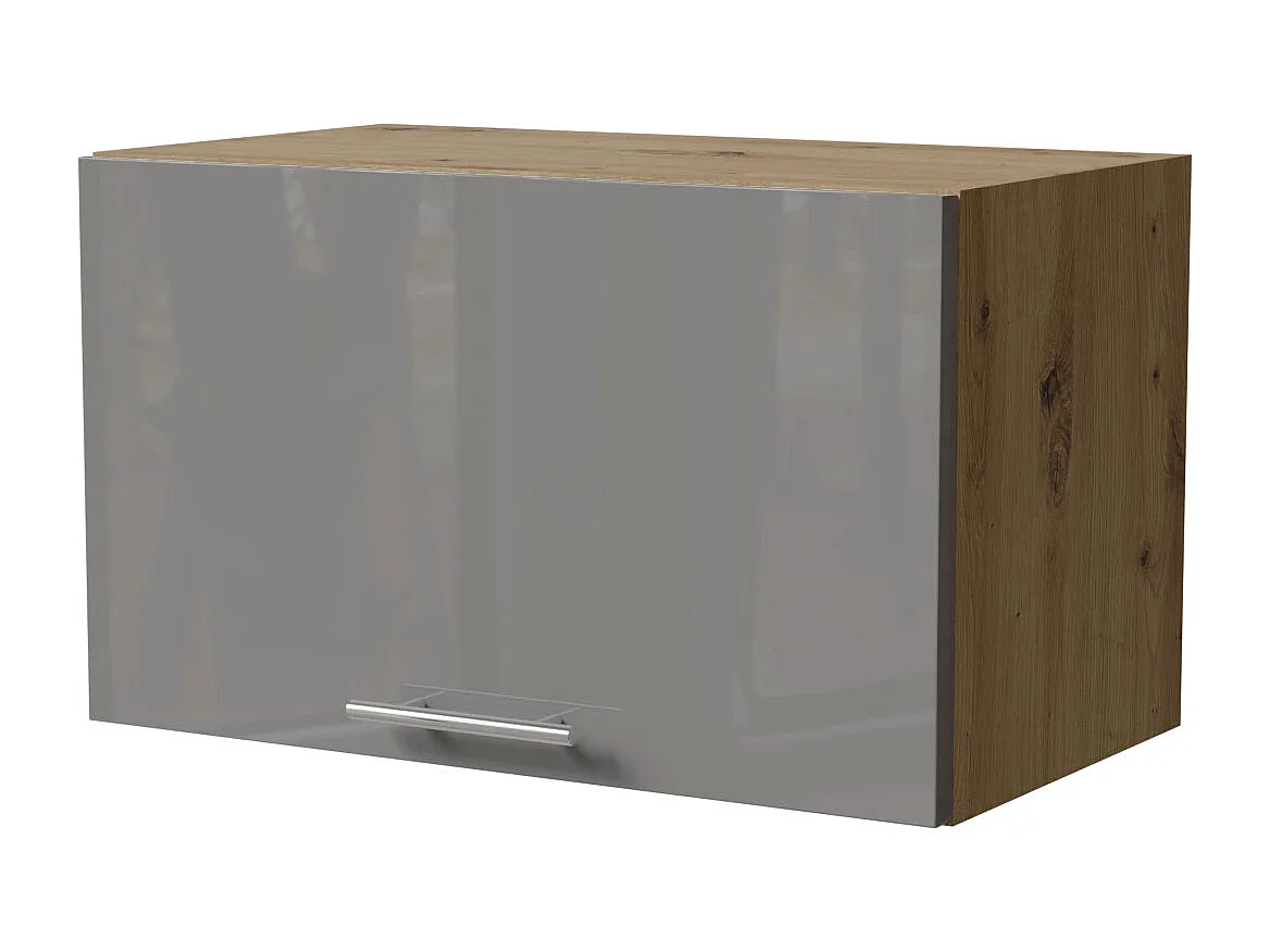 KLAPPHÄNGESCHRANK Essen W4B/60 Grau Hochglanz / Eiche Artisan Matt 60 / 32,5 / 36cm
