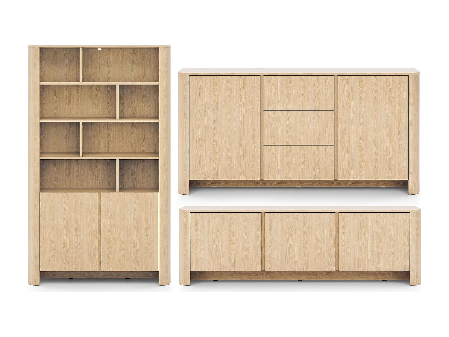 WOHNZIMMER-SET Bari (3er-Set)