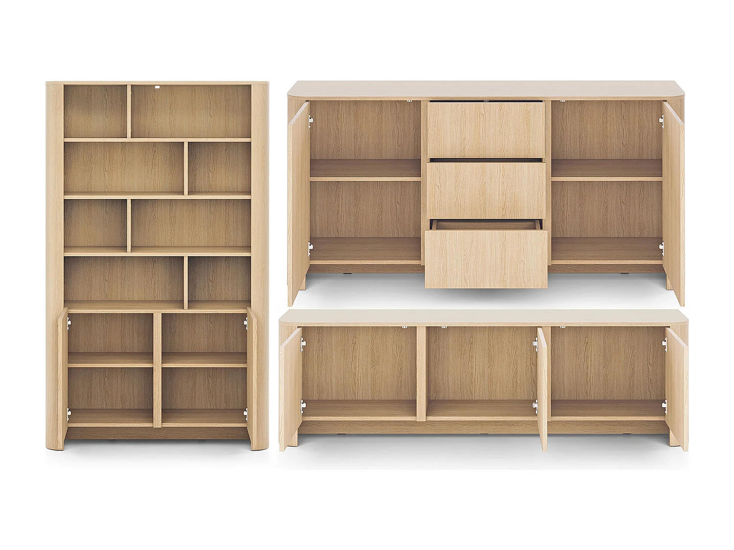 WOHNZIMMER-SET Bari (3er-Set)