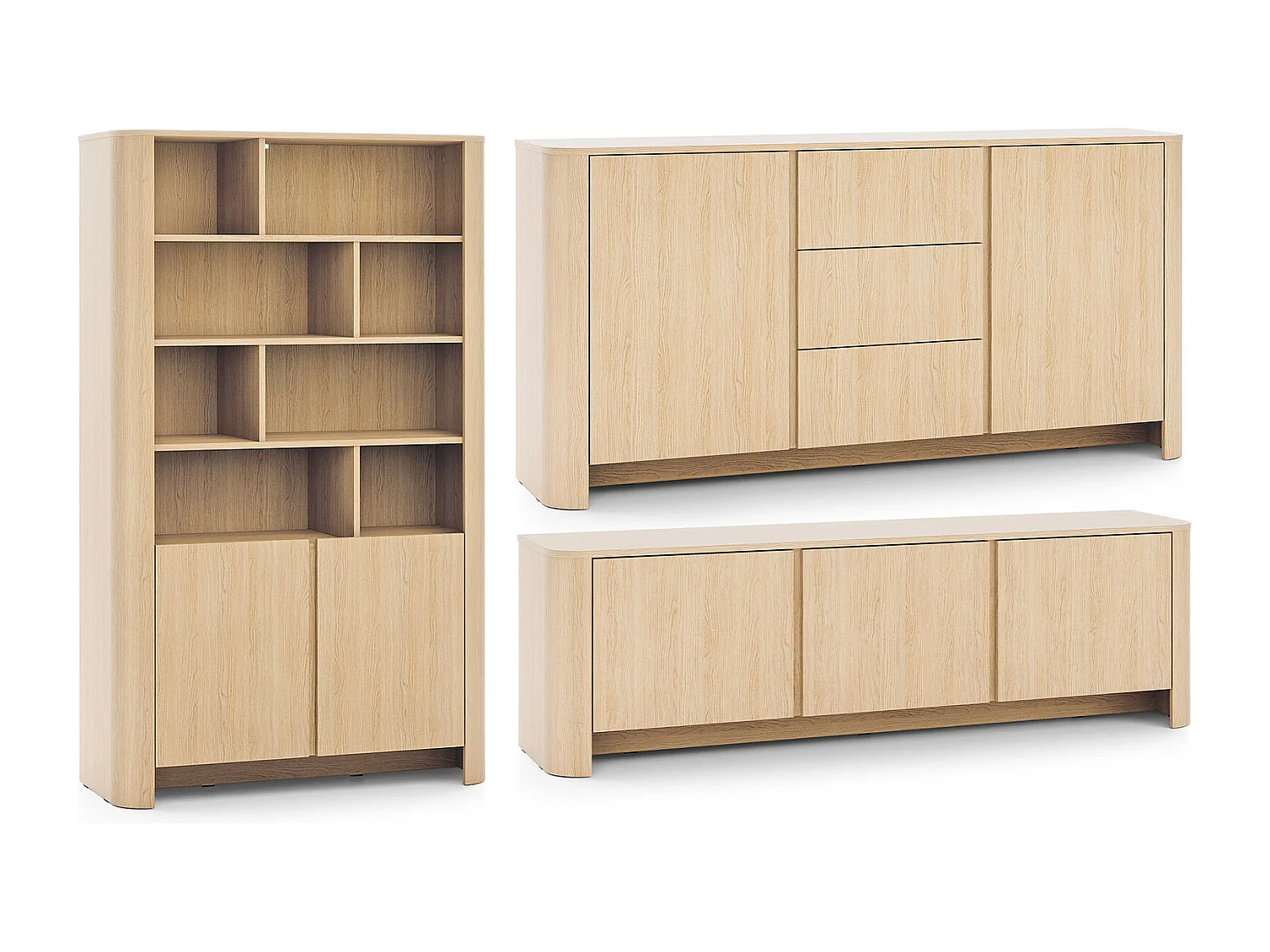 WOHNZIMMER-SET Bari (3er-Set)