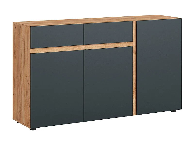 SIDEBOARD Morongo Eiche Kraft Gold / anthrazit 149 / 40 / 86cm