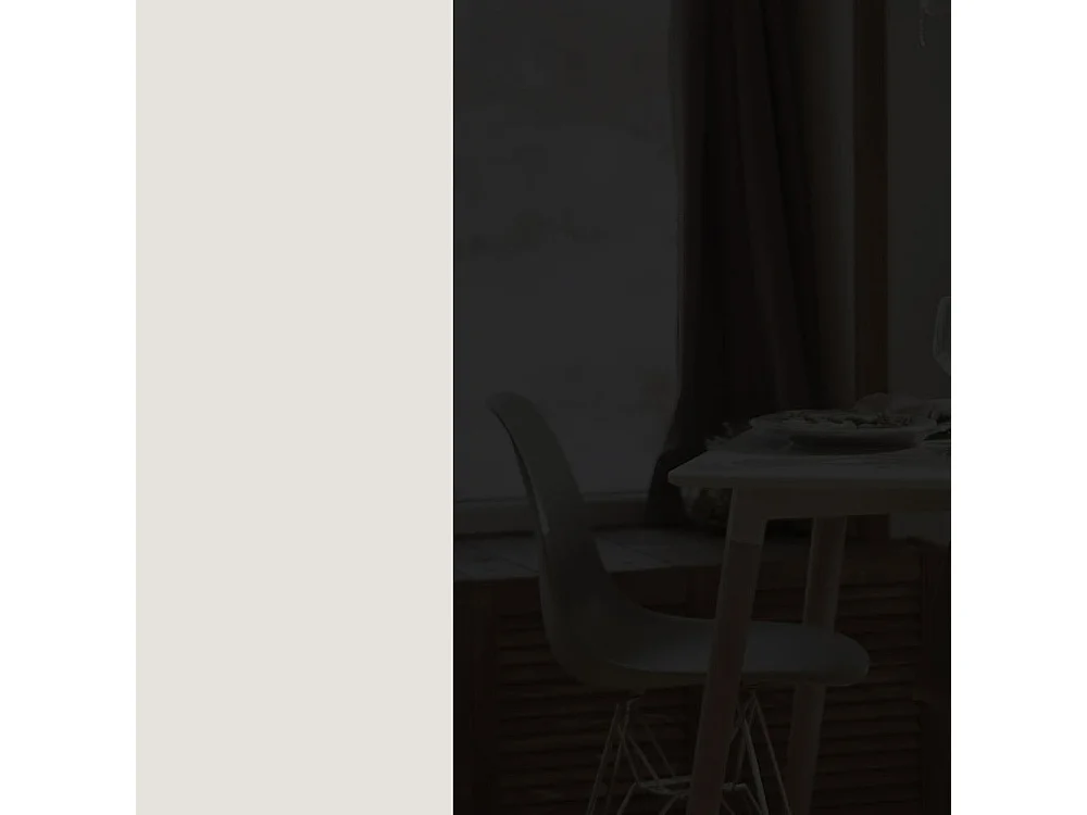 KLAPPHÄNGESCHRANK Essen W4B/60 Schwarz Hochglanz / Grau Matt 60 / 32,5 / 36cm