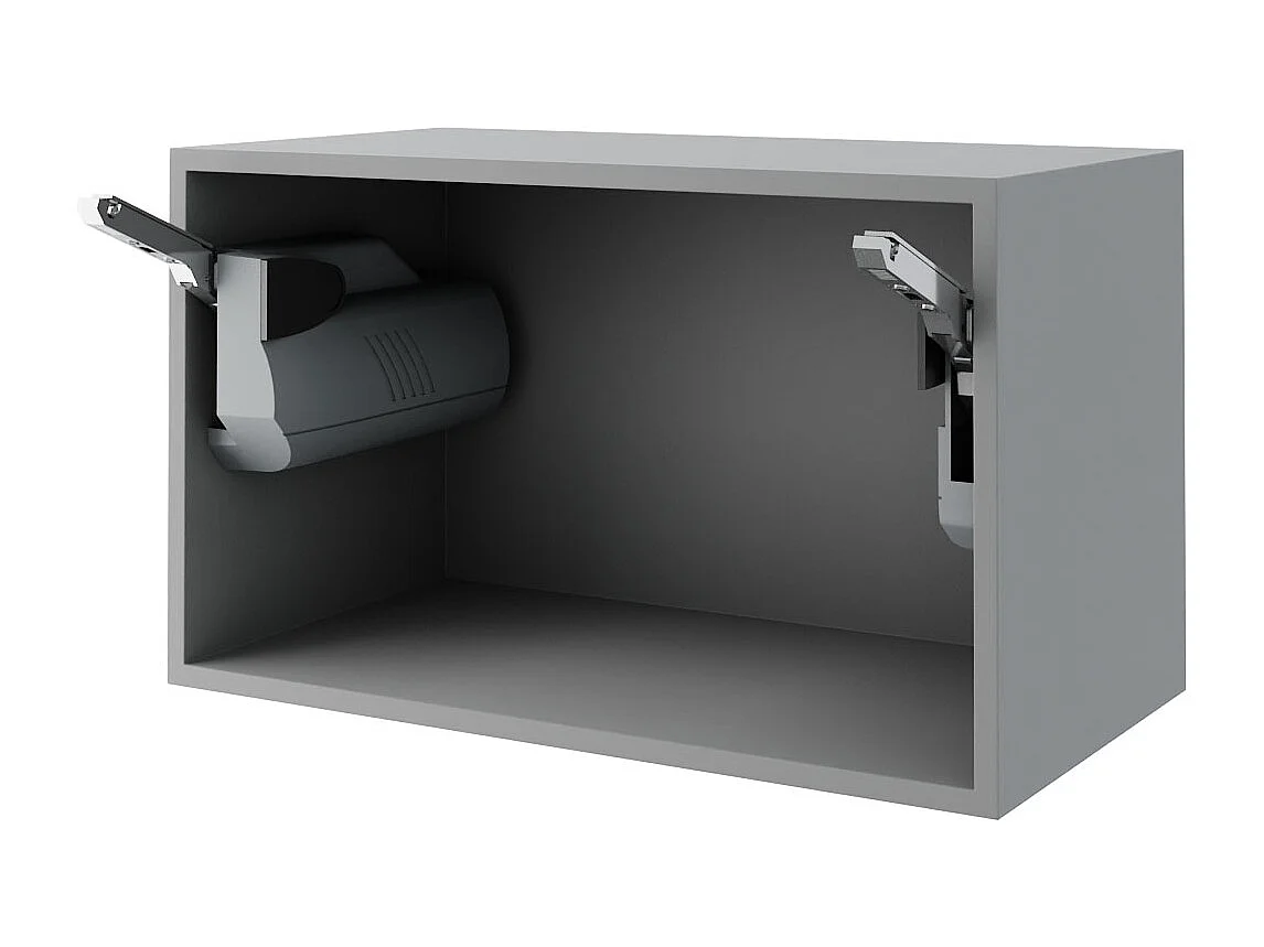 KLAPPHÄNGESCHRANK Essen W4B/80 Weiß Hochglanz / Eiche Artisan Matt 80 / 32,5 / 36cm