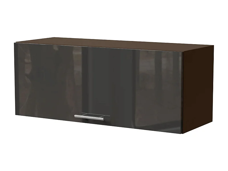 KLAPPHÄNGESCHRANK Essen W4B/90 Graphit Hochglanz / Lava Matt 90 / 32,5 / 36cm
