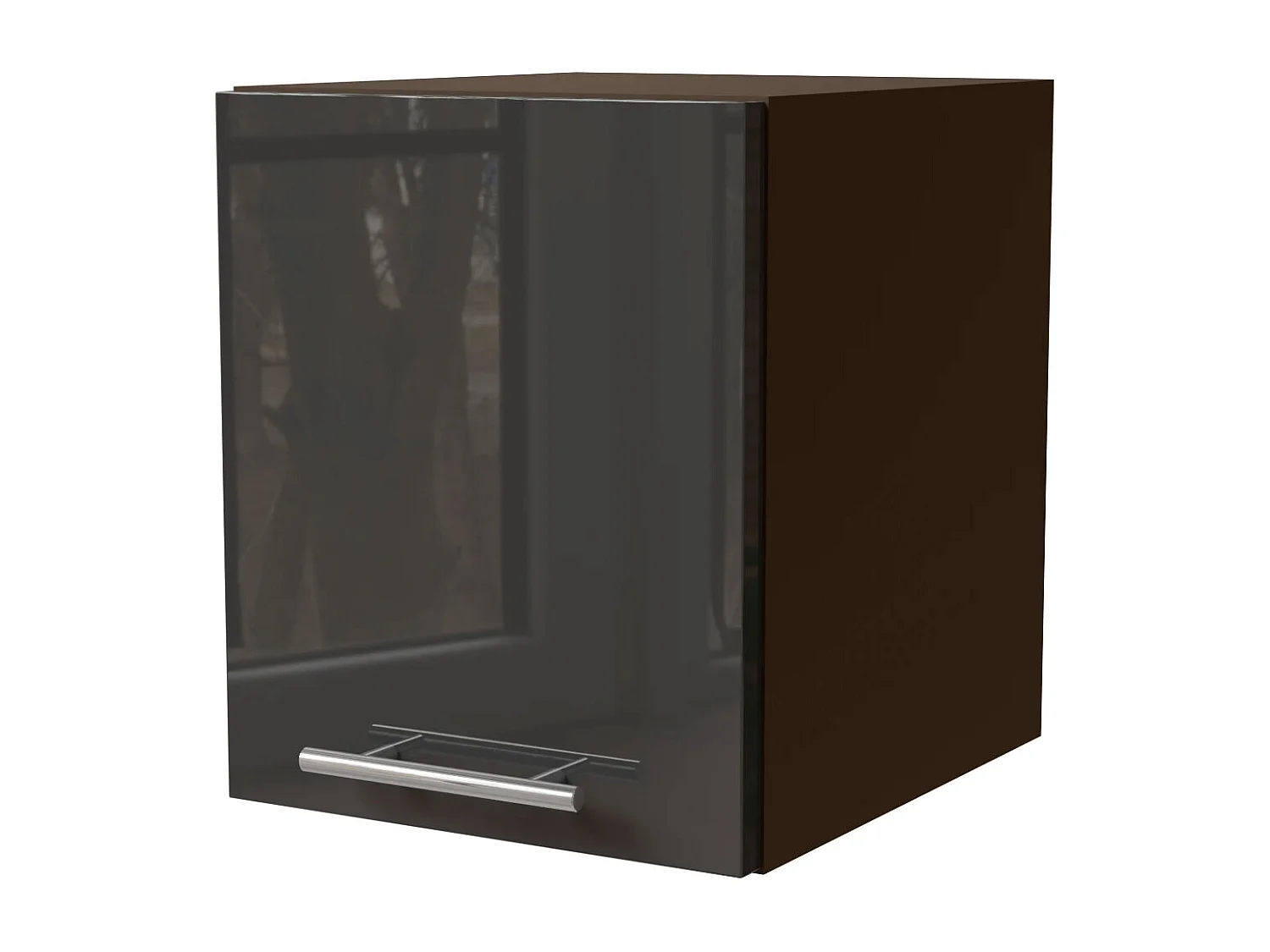 KLAPPHÄNGESCHRANK Essen W4B/30 Graphit Hochglanz / Lava Matt 30 / 32,5 / 36cm