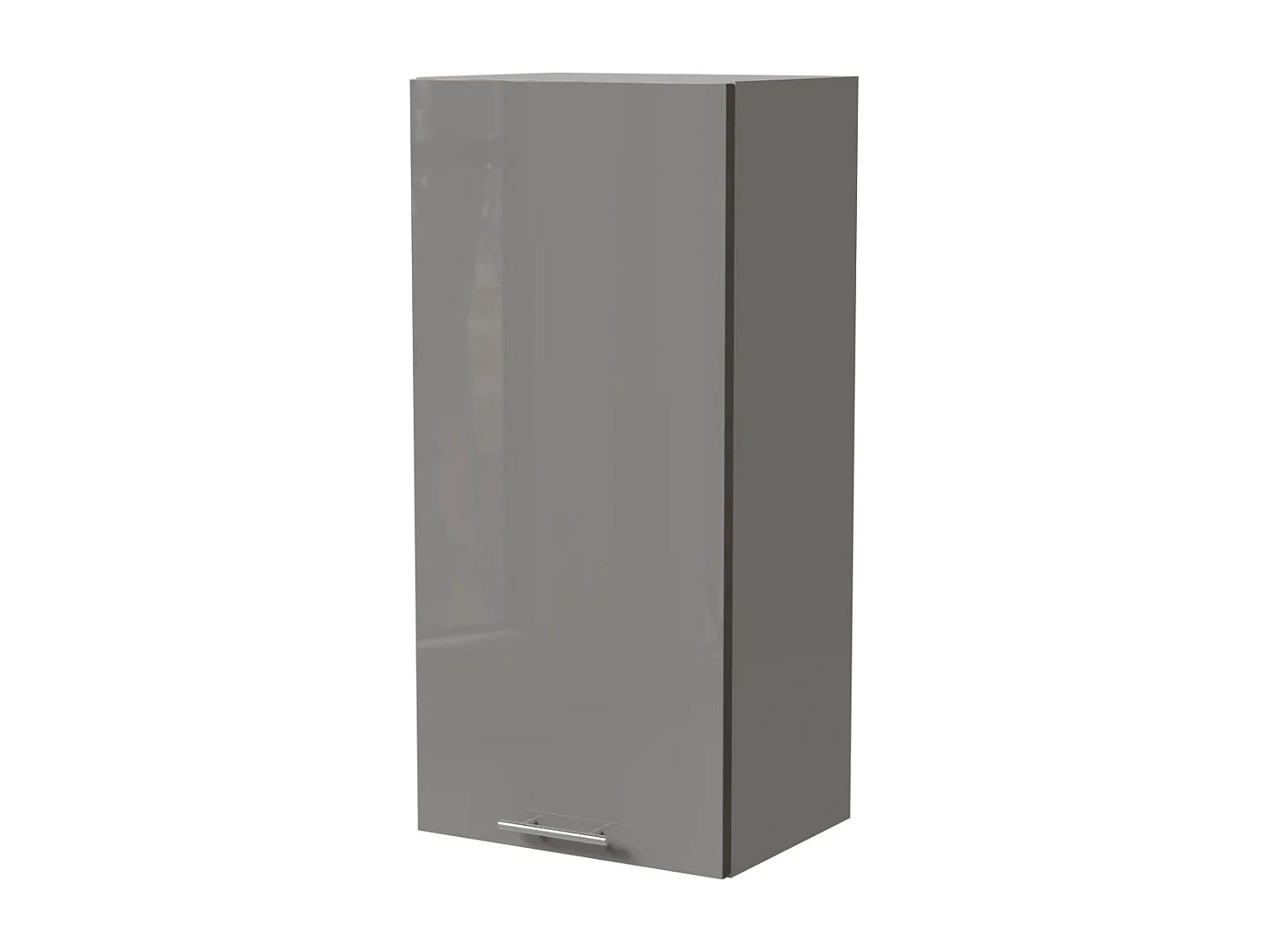 KÜCHENHÄNGESCHRANK Essen W4/45 Grau Hochglanz / Grau Matt 45 / 32,5 / 96cm