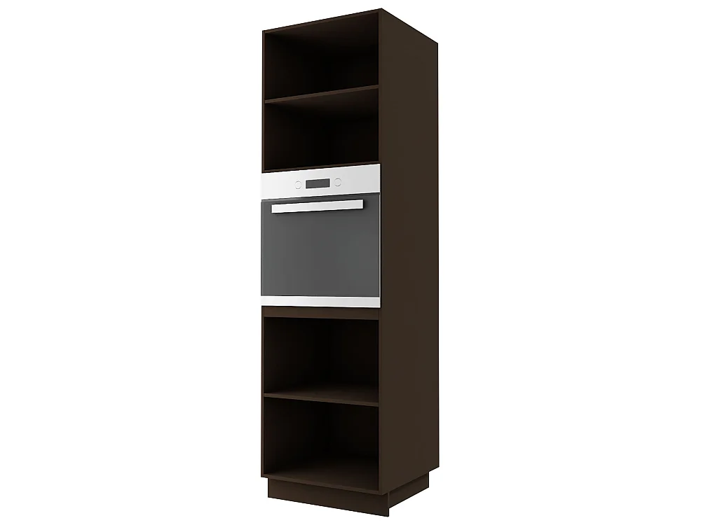 BACKOFENUMBAUSCHRANK Brerra D14/RU/2D RAL 6025 farngrün Matt / Lava Matt 60 / 59 / 207cm