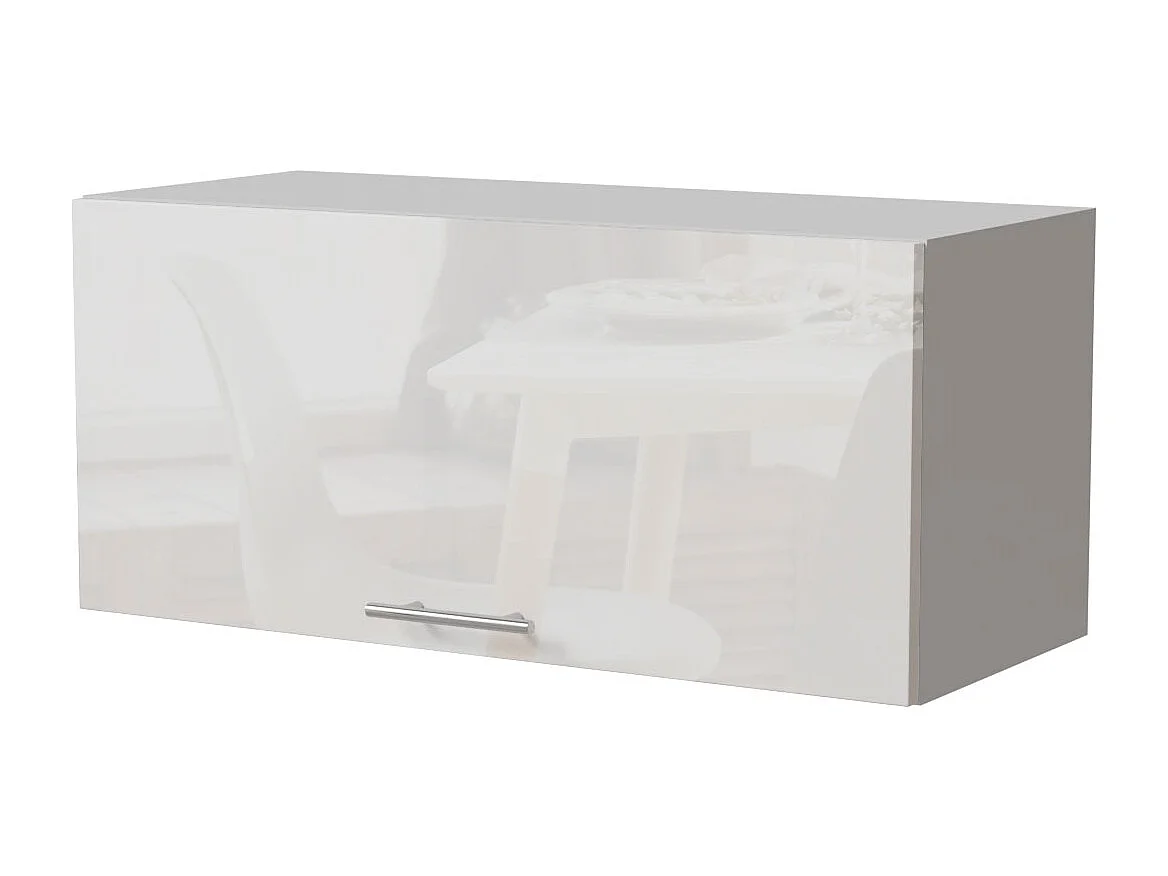 KLAPPHÄNGESCHRANK Essen W4B/80 Weiß Hochglanz / Weiß Matt 80 / 32,5 / 36cm