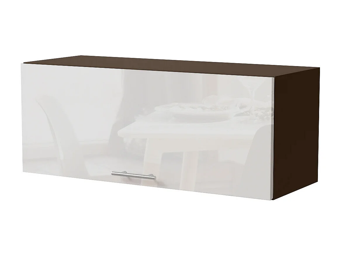 KLAPPHÄNGESCHRANK Essen W4B/90 Weiß Hochglanz / Lava Matt 90 / 32,5 / 36cm