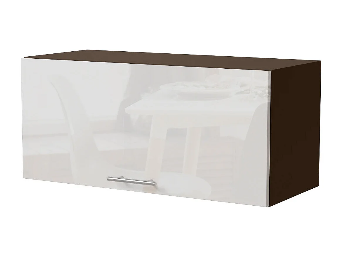 KLAPPHÄNGESCHRANK Essen W4B/80 Weiß Hochglanz / Lava Matt 80 / 32,5 / 36cm