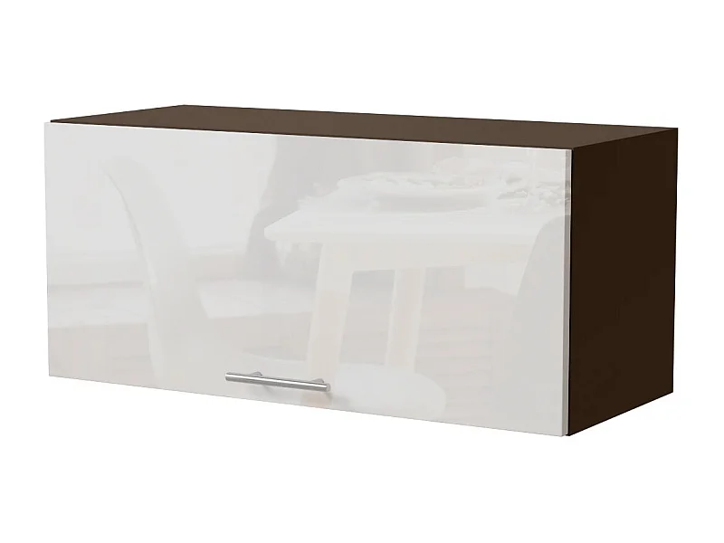 KLAPPHÄNGESCHRANK Essen W4B/80 Weiß Hochglanz / Lava Matt 80 / 32,5 / 36cm