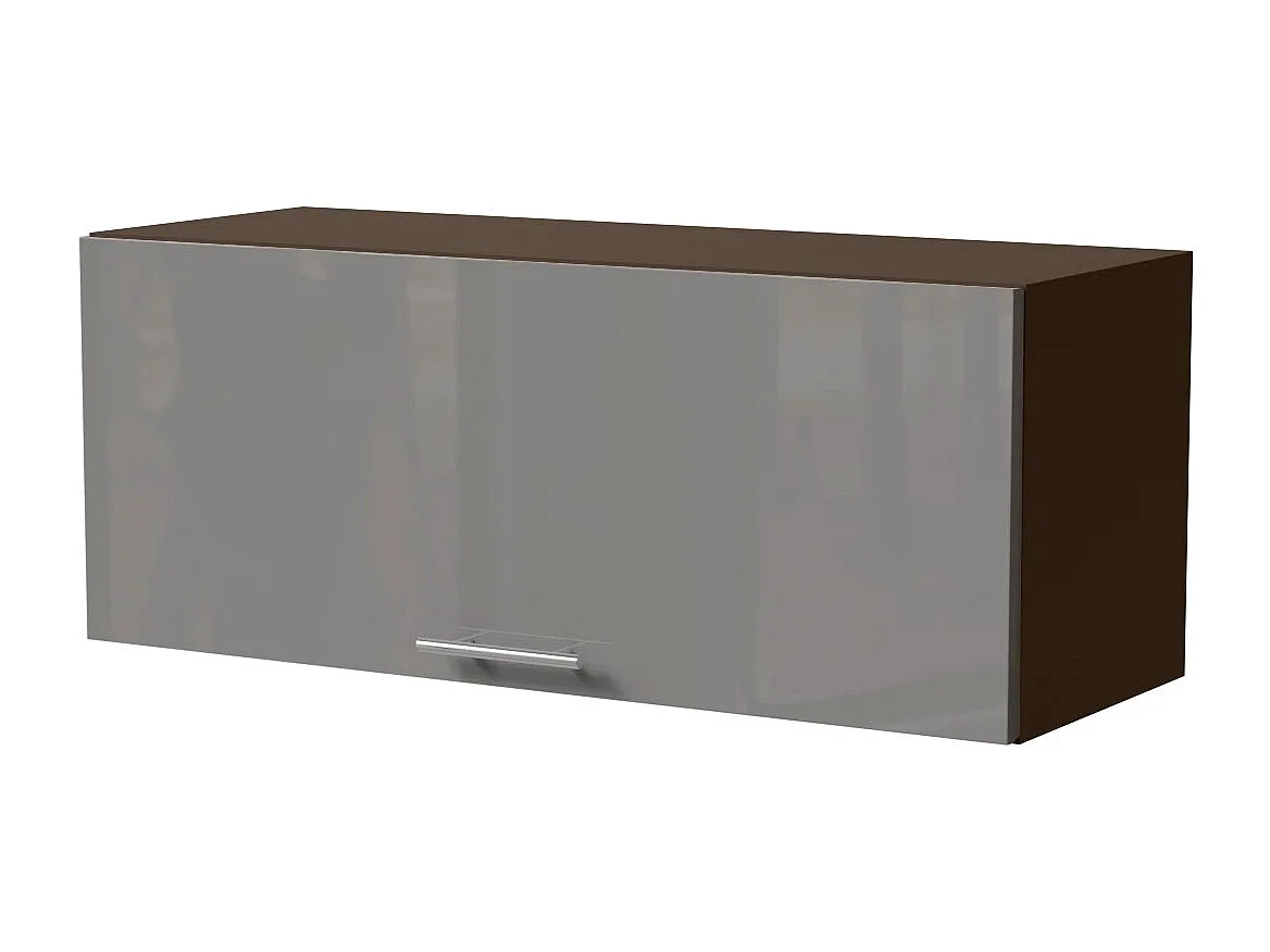 KLAPPHÄNGESCHRANK Essen W4B/90 Grau Hochglanz / Lava Matt 90 / 32,5 / 36cm