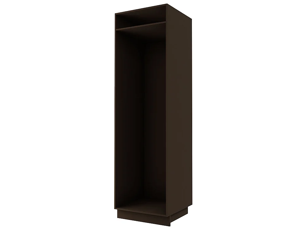 KÜHLSCHRANKUMBAUSCHRANK Brerra D14/DL/60/207 RAL 3002 karminrot Hochglanz / Lava Matt 60 / 59 / 207cm