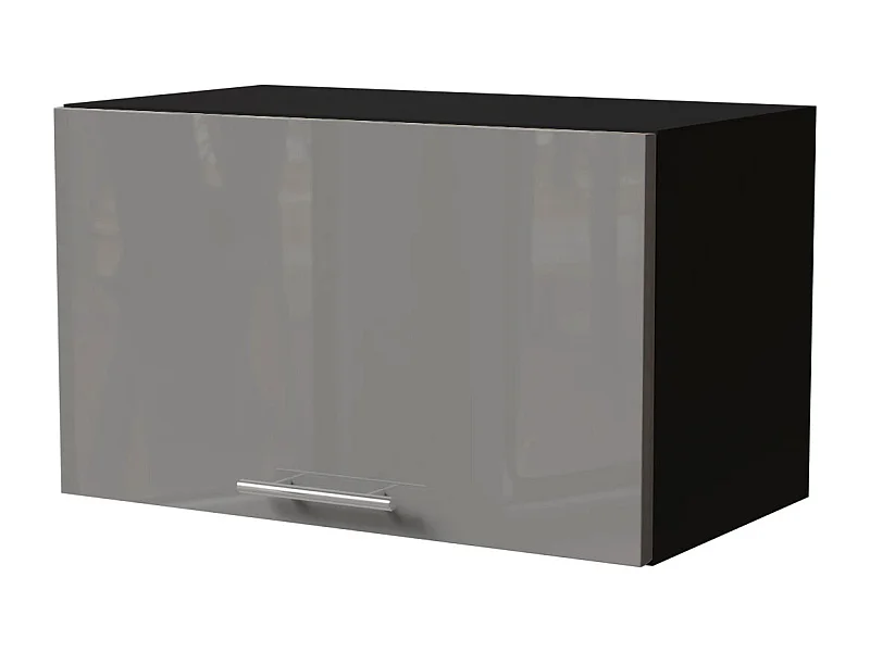 KLAPPHÄNGESCHRANK Essen W4B/60 Grau Hochglanz / Schwarz Matt 60 / 32,5 / 36cm