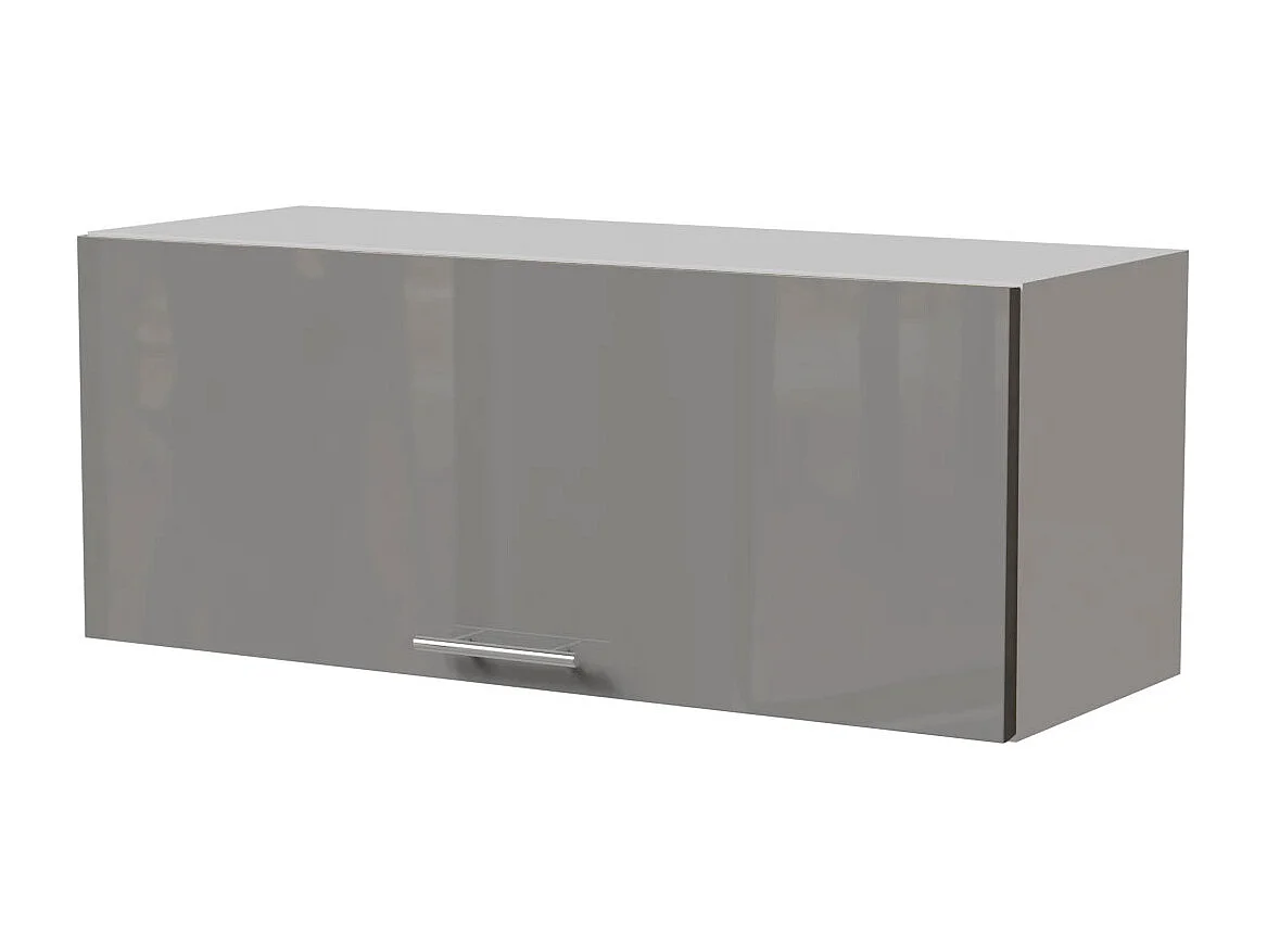 KLAPPHÄNGESCHRANK Essen W4B/90 Grau Hochglanz / Weiß Matt 90 / 32,5 / 36cm