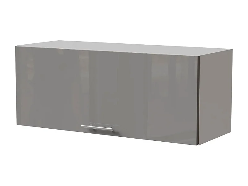 KLAPPHÄNGESCHRANK Essen W4B/90 Grau Hochglanz / Weiß Matt 90 / 32,5 / 36cm