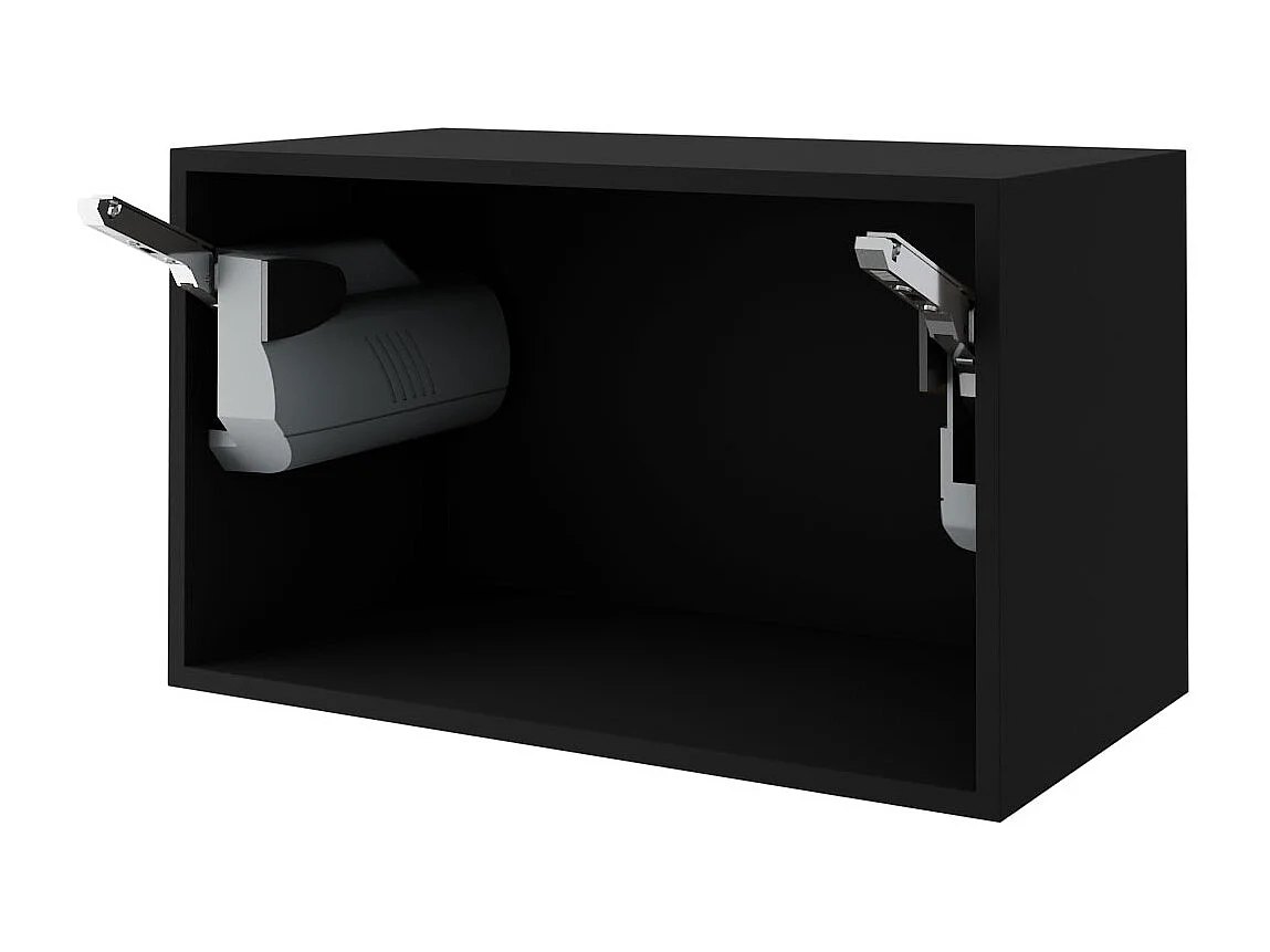 KLAPPHÄNGESCHRANK Essen W4B/60 Grau Hochglanz / Schwarz Matt 60 / 32,5 / 36cm