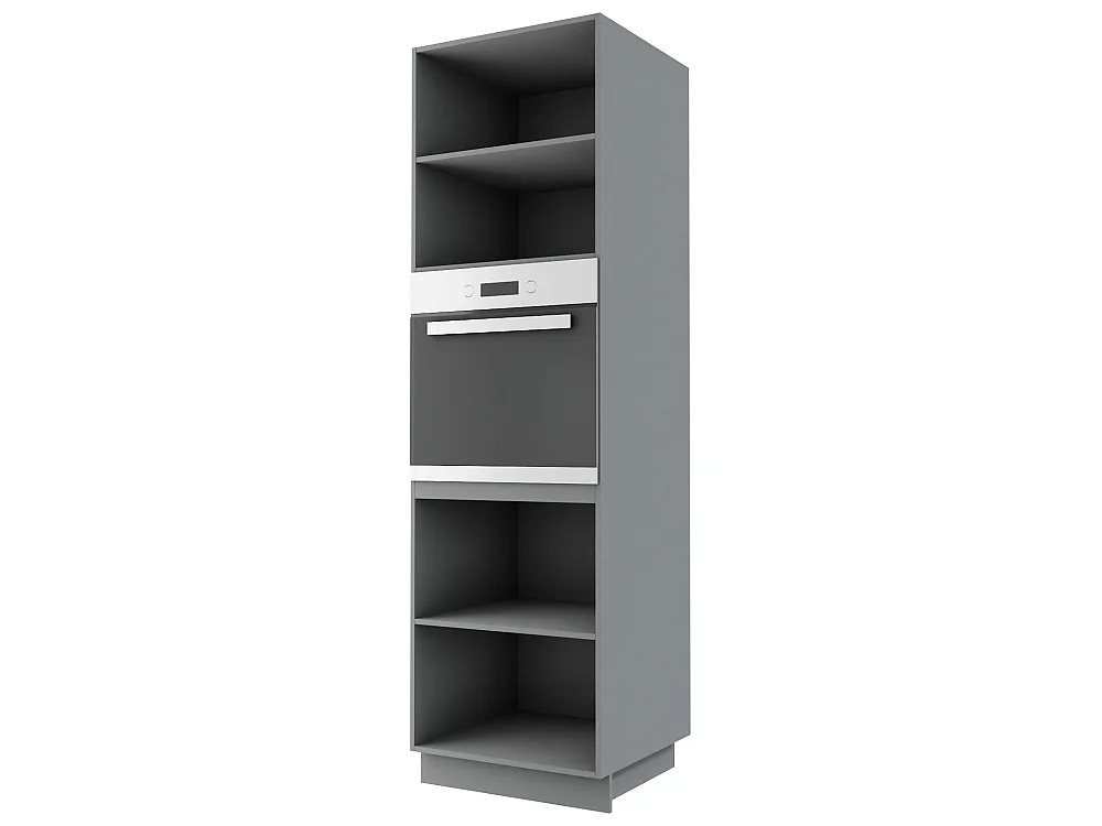 BACKOFENUMBAUSCHRANK Brerra D14/RU/2D RAL Wunschfarbe (K5 oder K7) / Grau Matt 60 / 59 / 207cm
