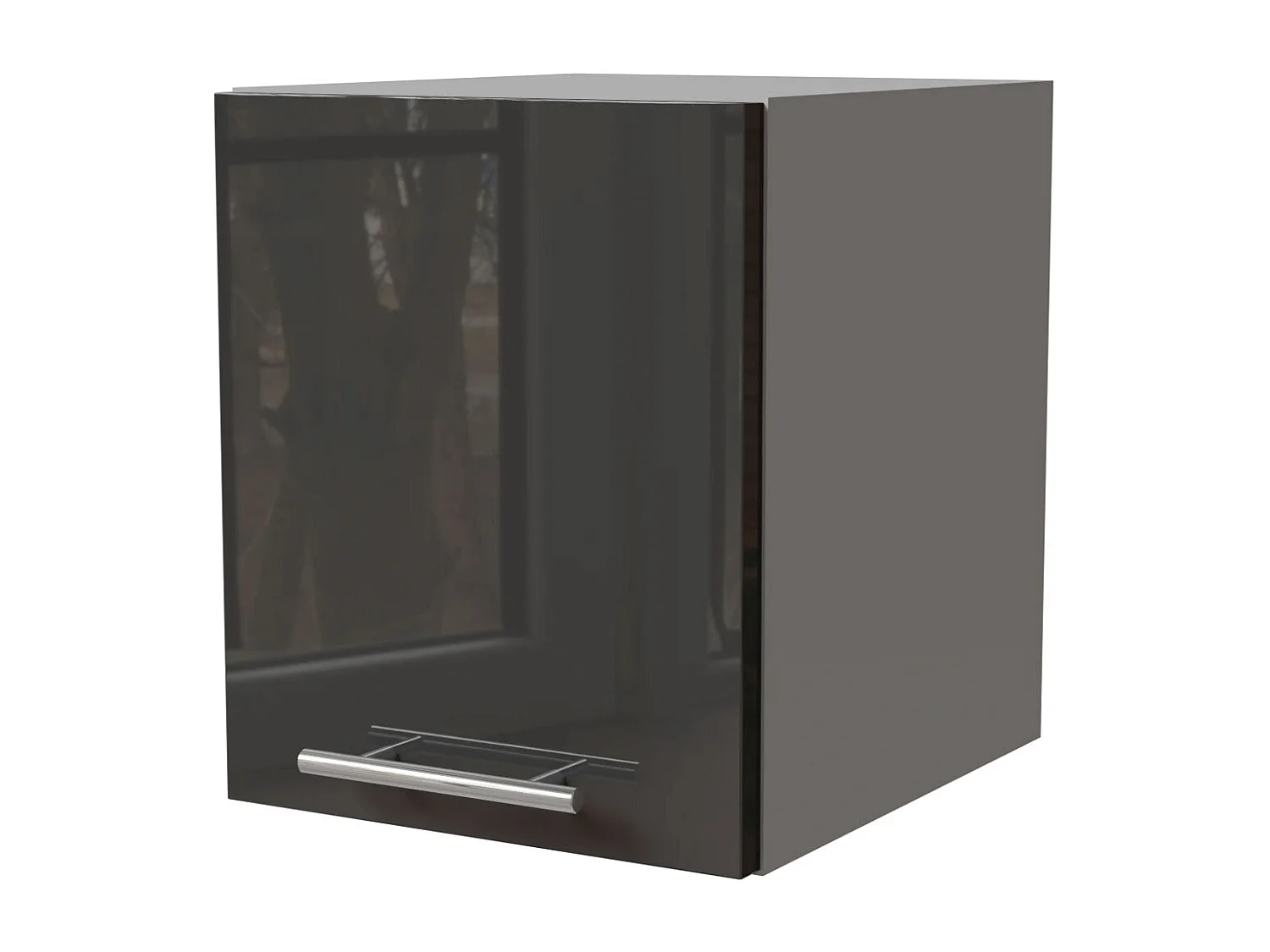 KLAPPHÄNGESCHRANK Essen W4B/30 Graphit Hochglanz / Grau Matt 30 / 32,5 / 36cm